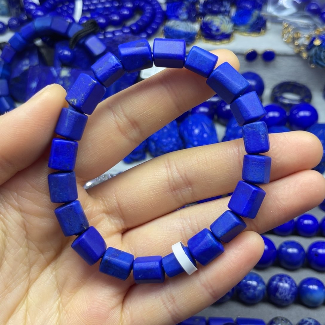 青金石随型手串未镶嵌