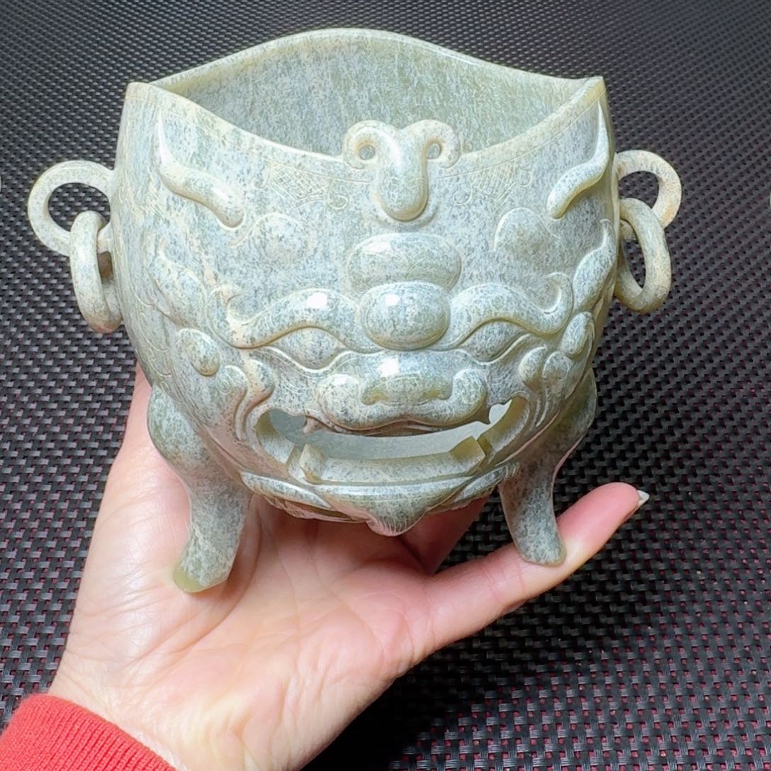 和田玉摆件未镶嵌浪*