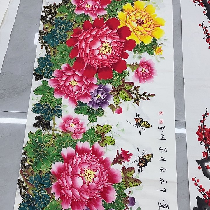 国画在这种装修正在做