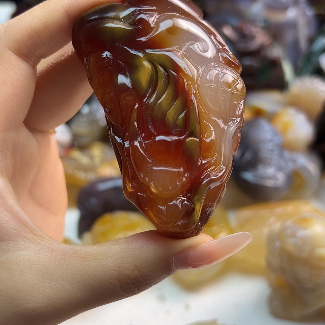 玛瑙/玉髓合金颈饰