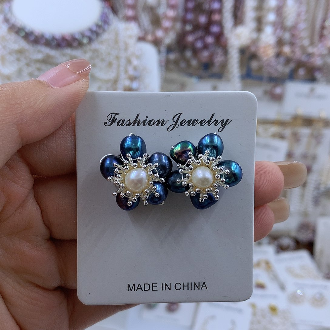 项链银S925镶嵌淡水珍珠漂**珊