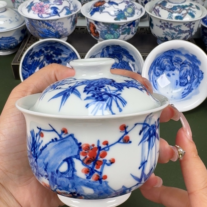 景德镇纯手工手绘茶器285