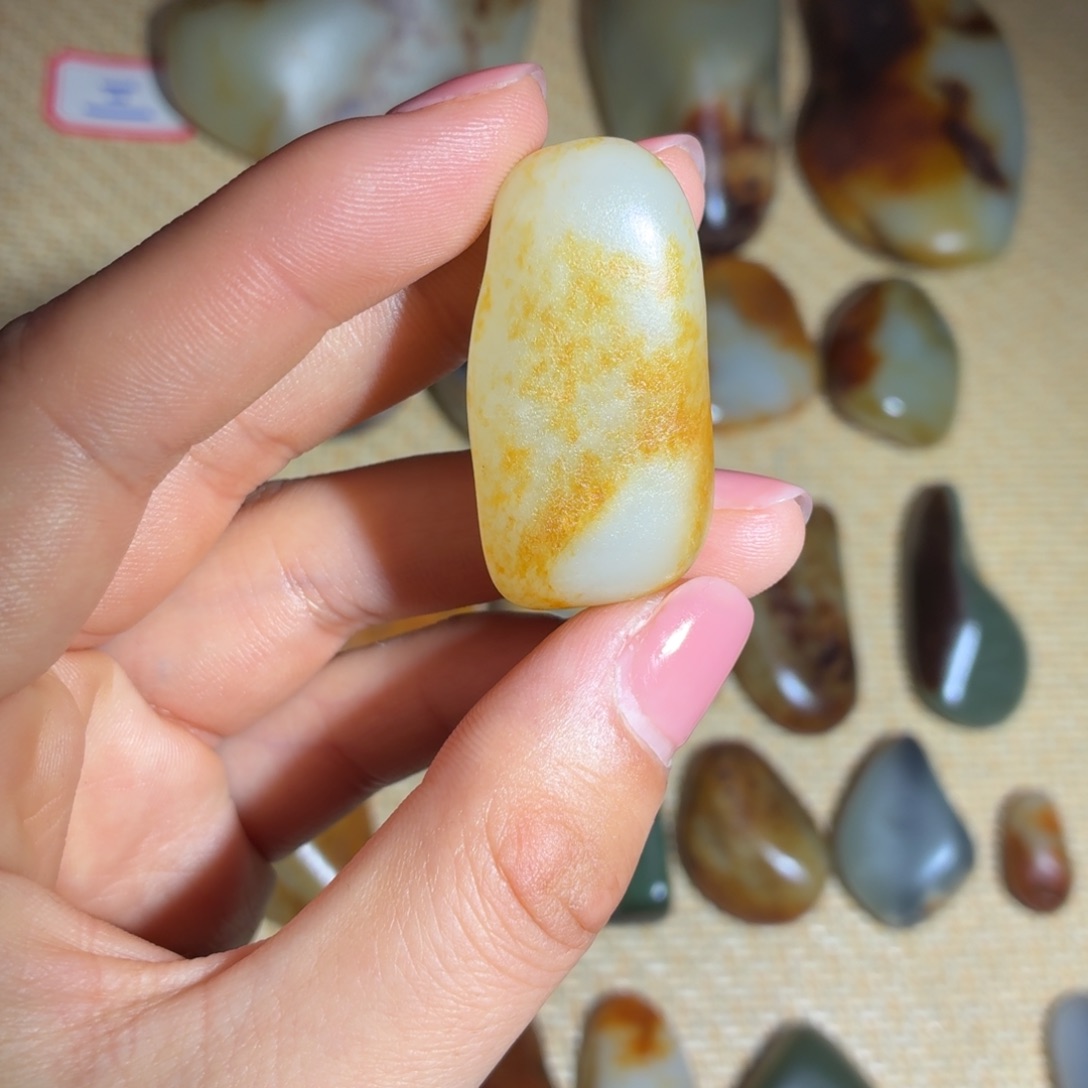 和田玉未镶嵌挂件24g