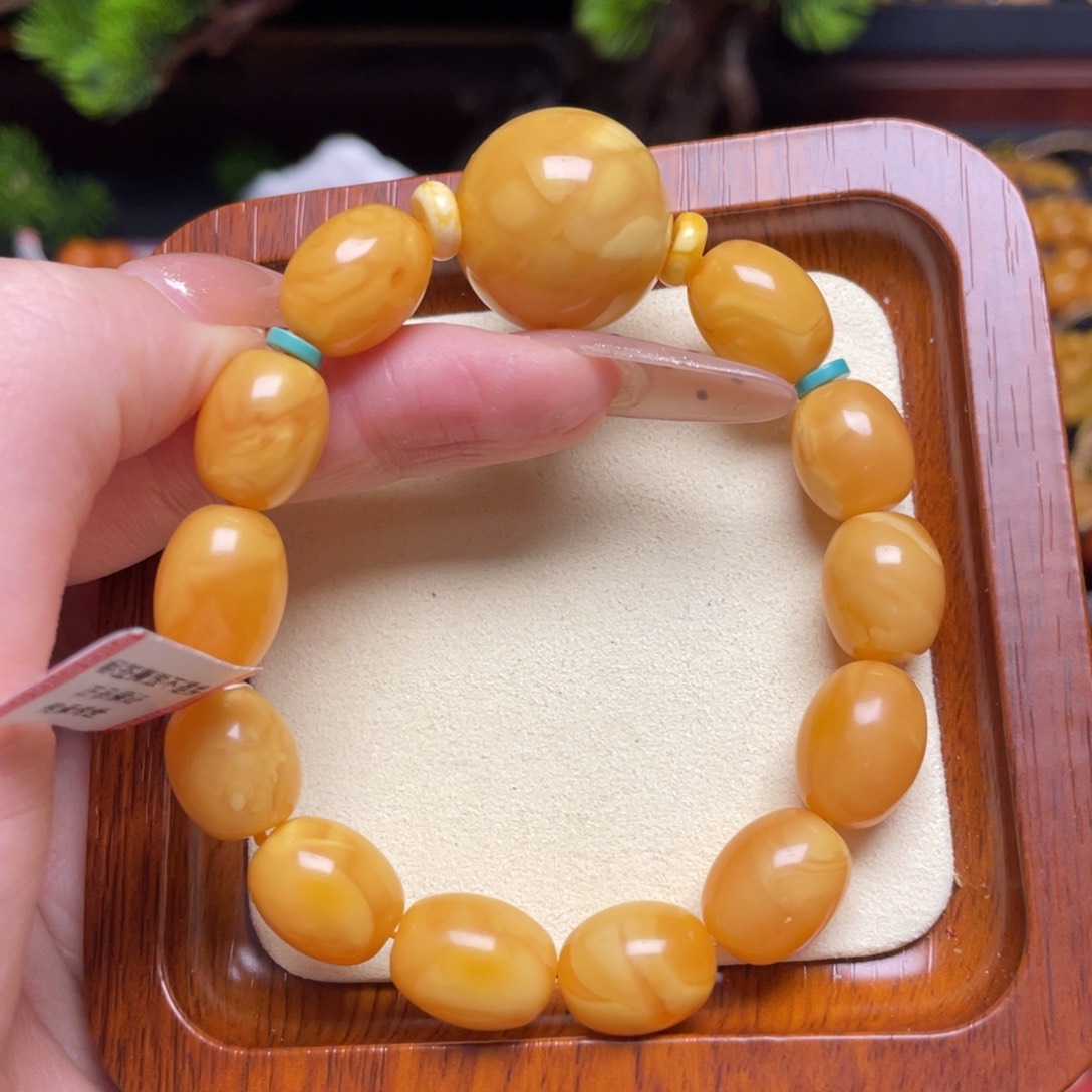 蜜蜡手链未镶嵌手串