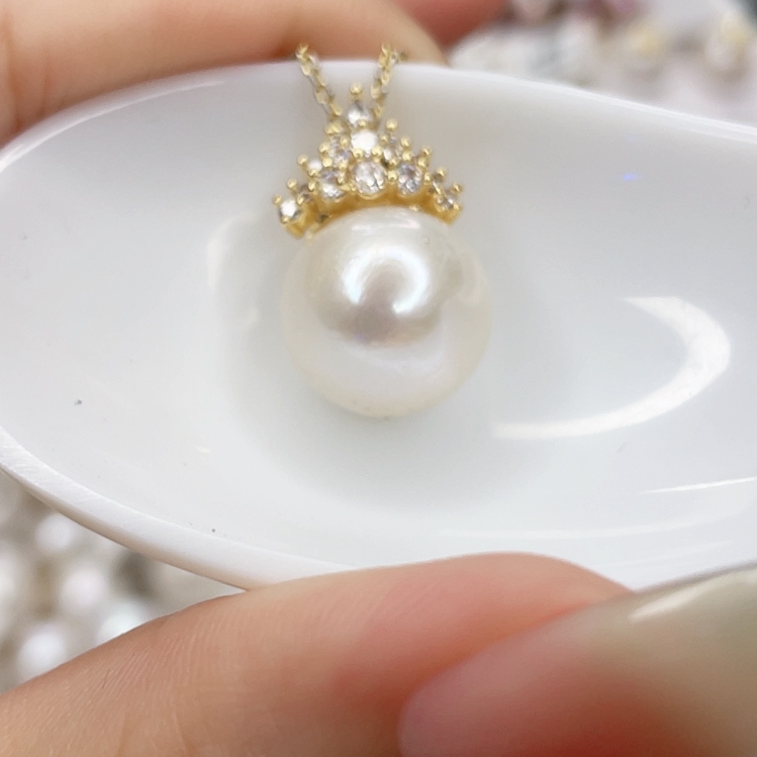 淡水珍珠未镶嵌吊坠(赠链)