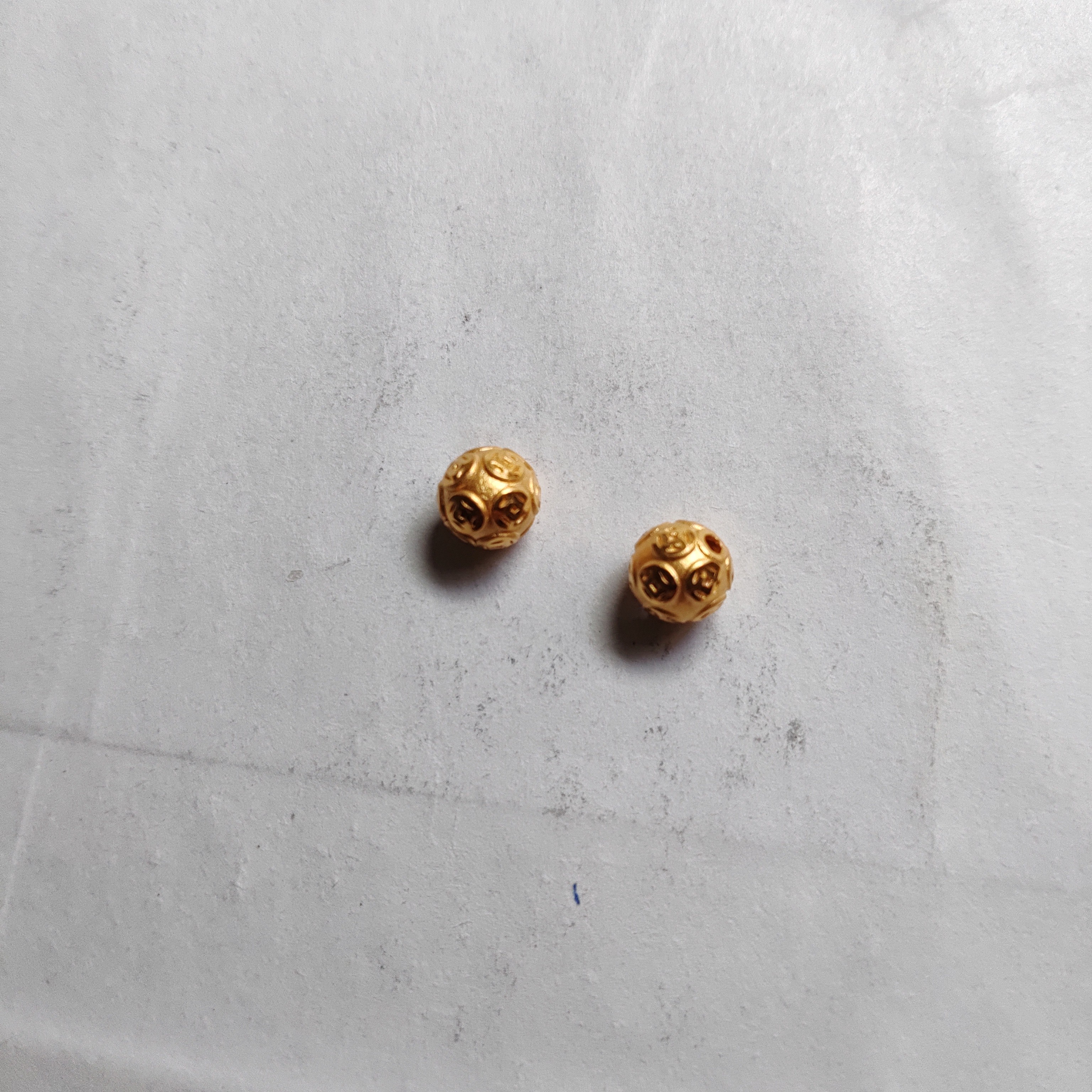 金元宝足金999貔貅珠子首饰