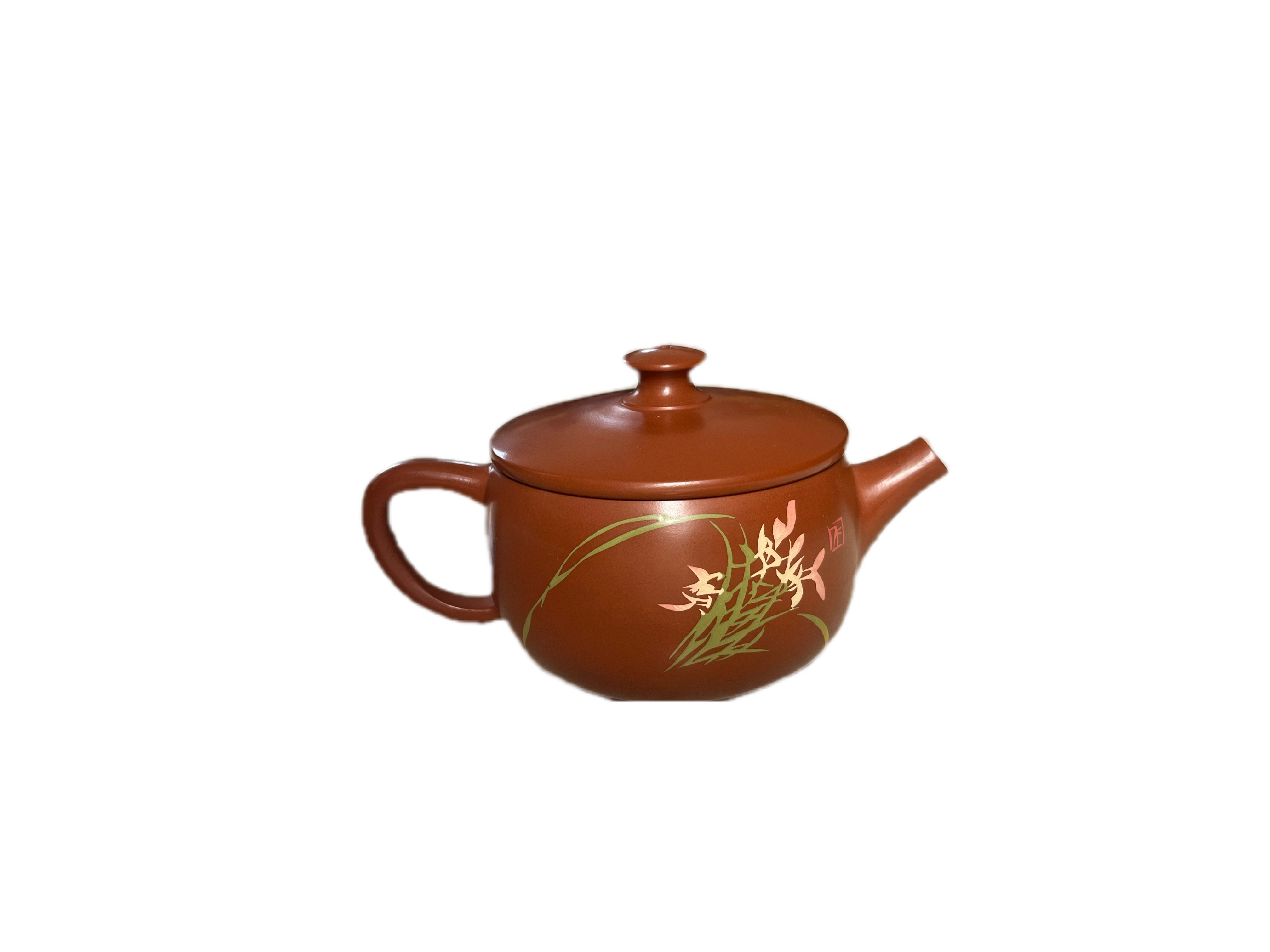 云南建水紫陶二次复烧工艺阴刻阳填/手工汉瓦壶/天然泥料制作