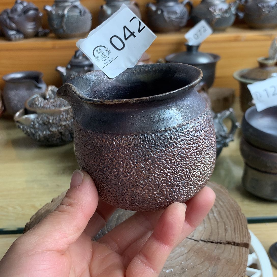 042 柴烧杯析板杯松松
