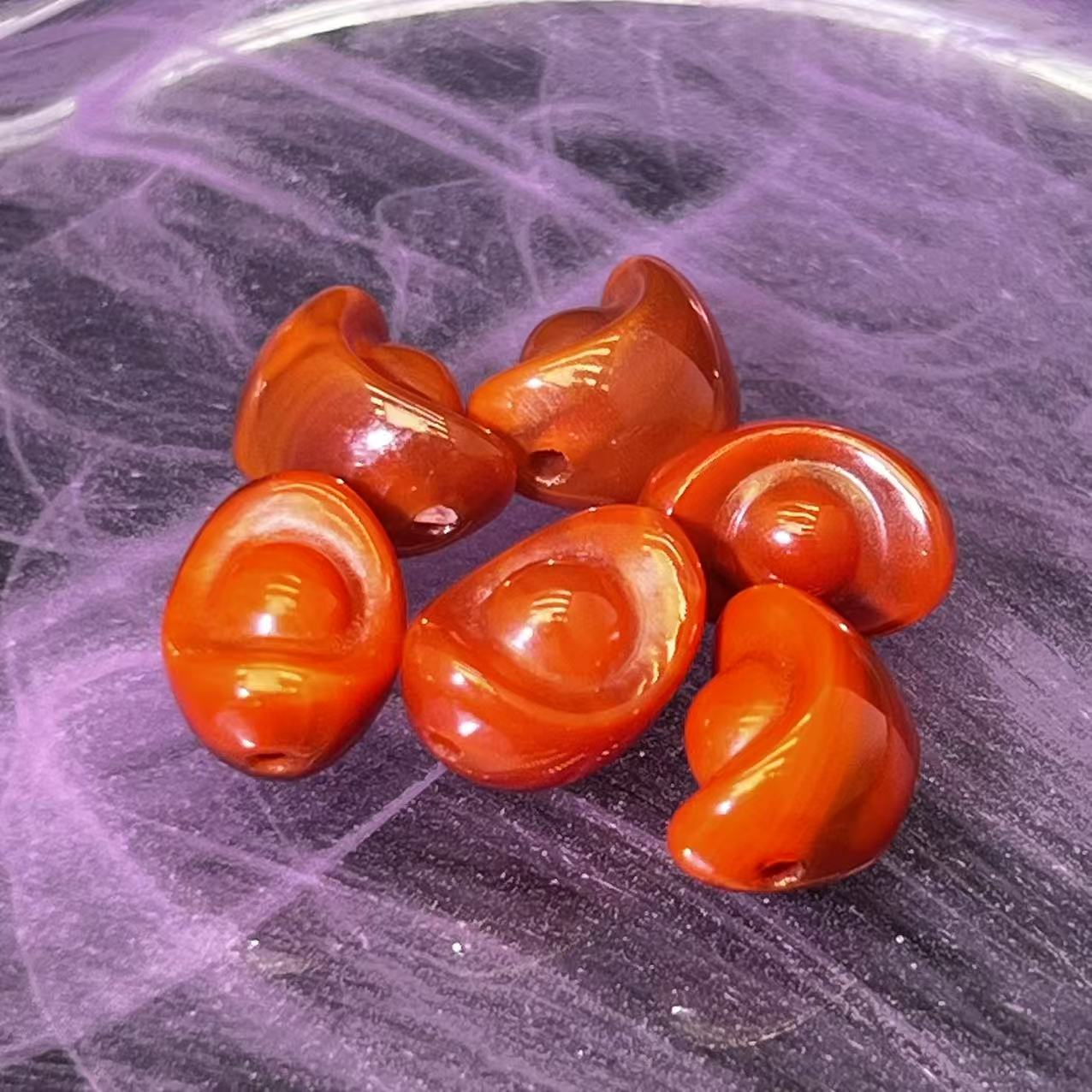 W1458  南红元宝玛瑙 配件多样性发其一