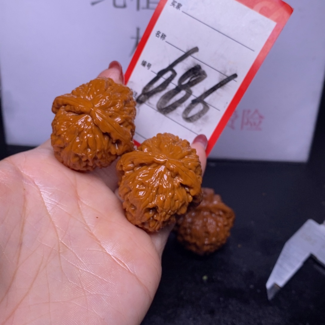 文玩核桃把件686/36白狮子