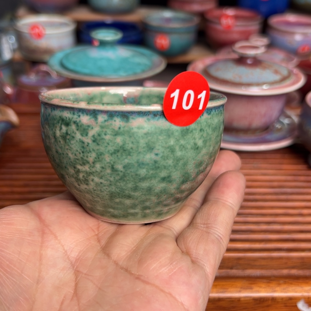 手***7手工制作钧窑茶器
