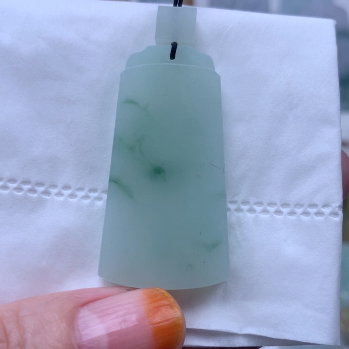 定制翡翠未镶嵌挂件无事单挂件