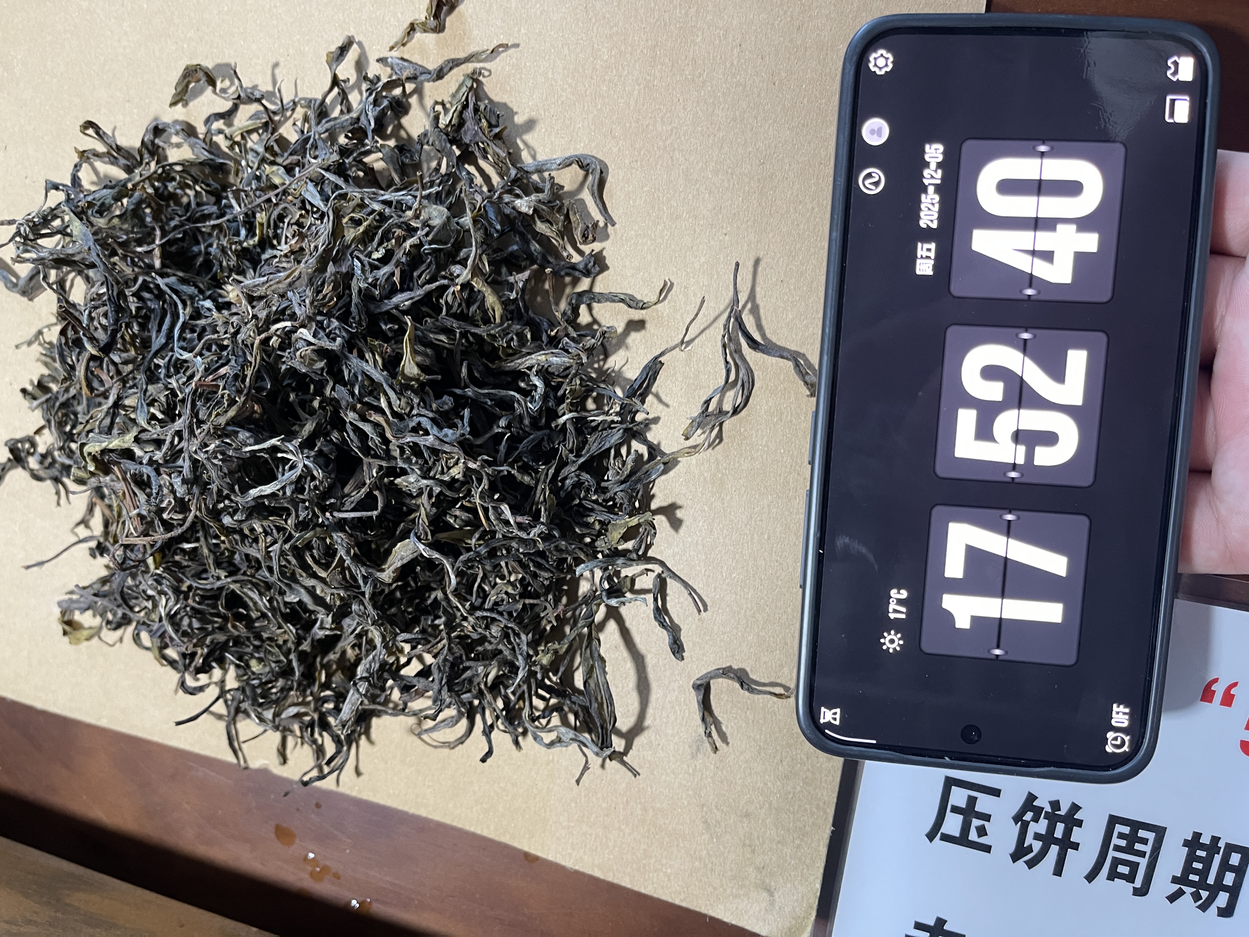 M1  2025年米帝古树混采春茶 普洱茶  散茶   25/12/05