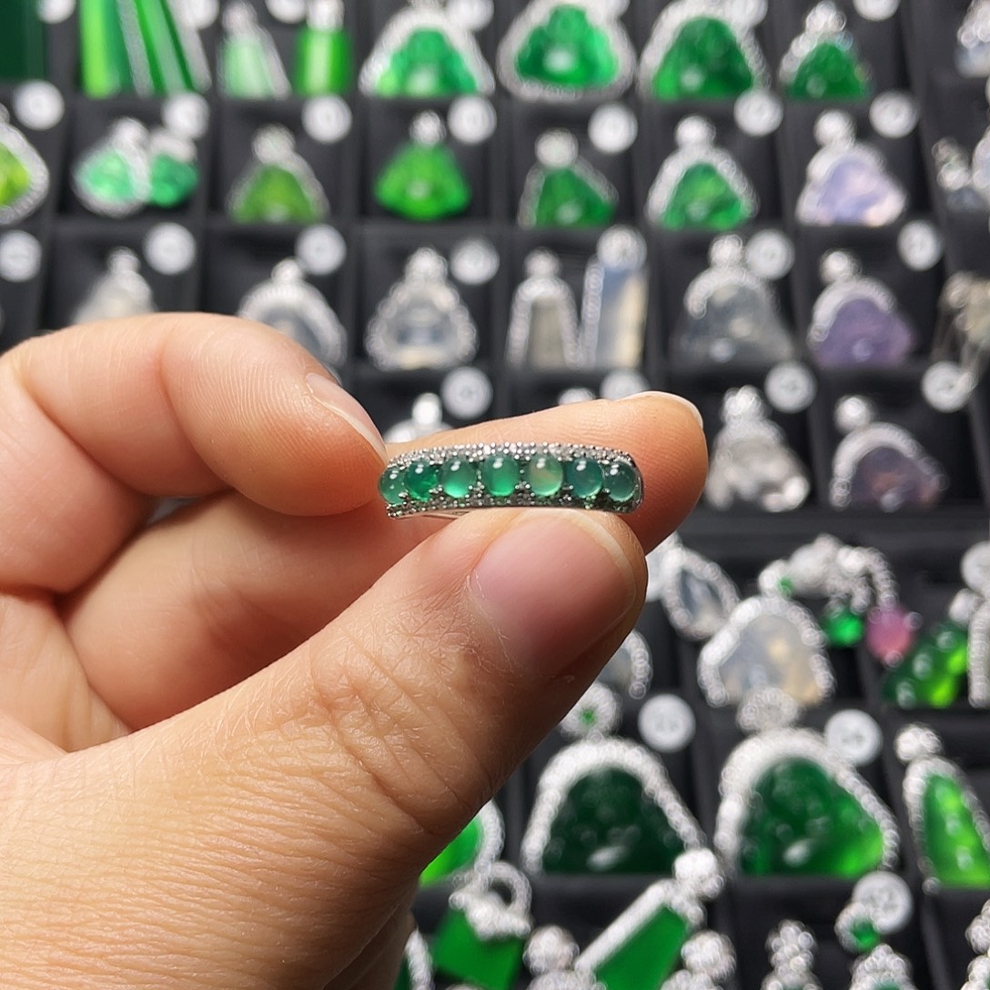 玛瑙/玉髓合金戒指