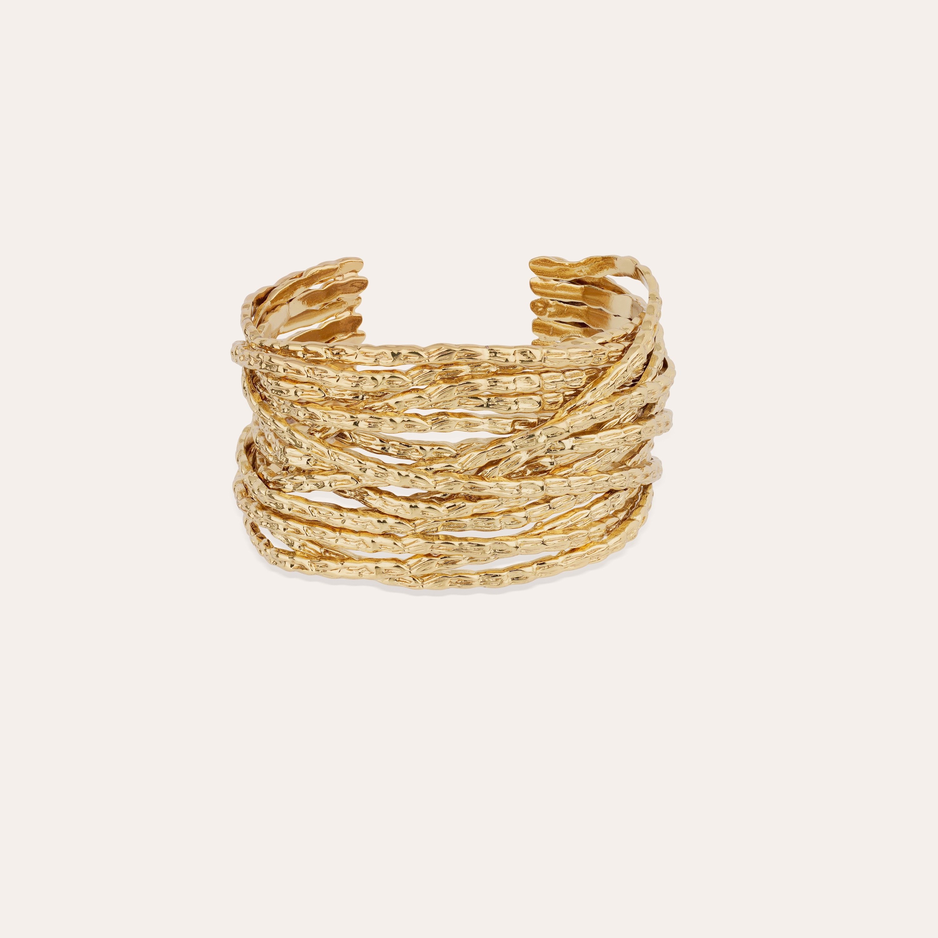 铜合金手镯 王妃系列金色ins小众设计感轻奢小众高级感时尚气质女