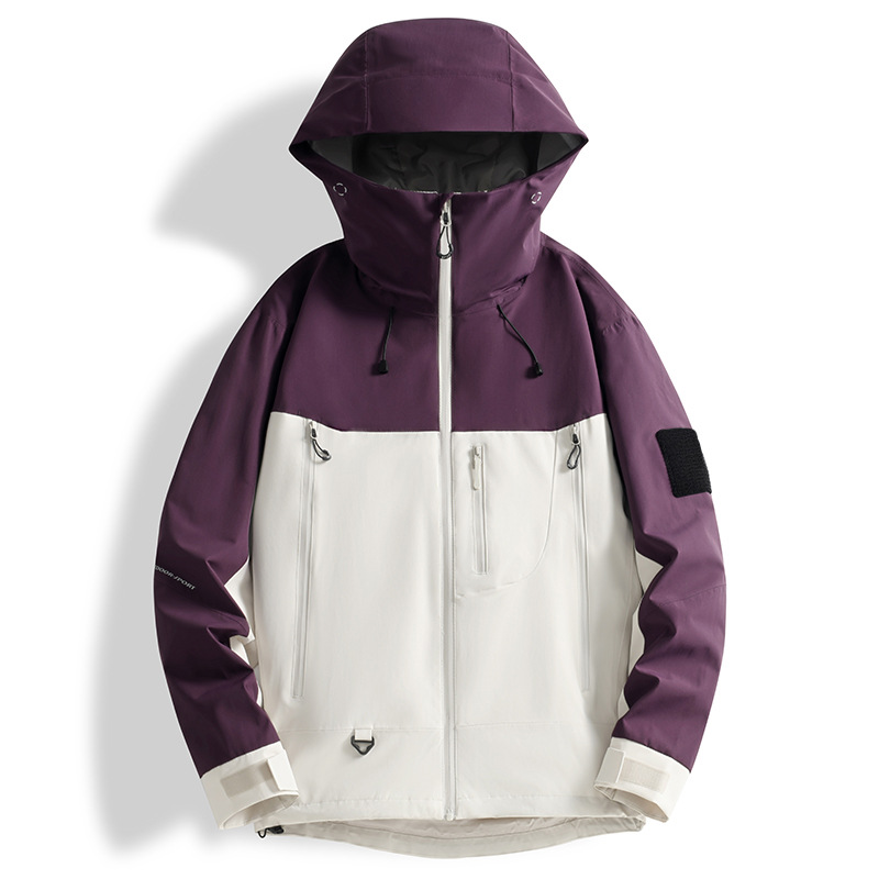 骆驼休闲经典山系户外冲锋衣男女三合一防泼水新款潮流秋冬保暖加