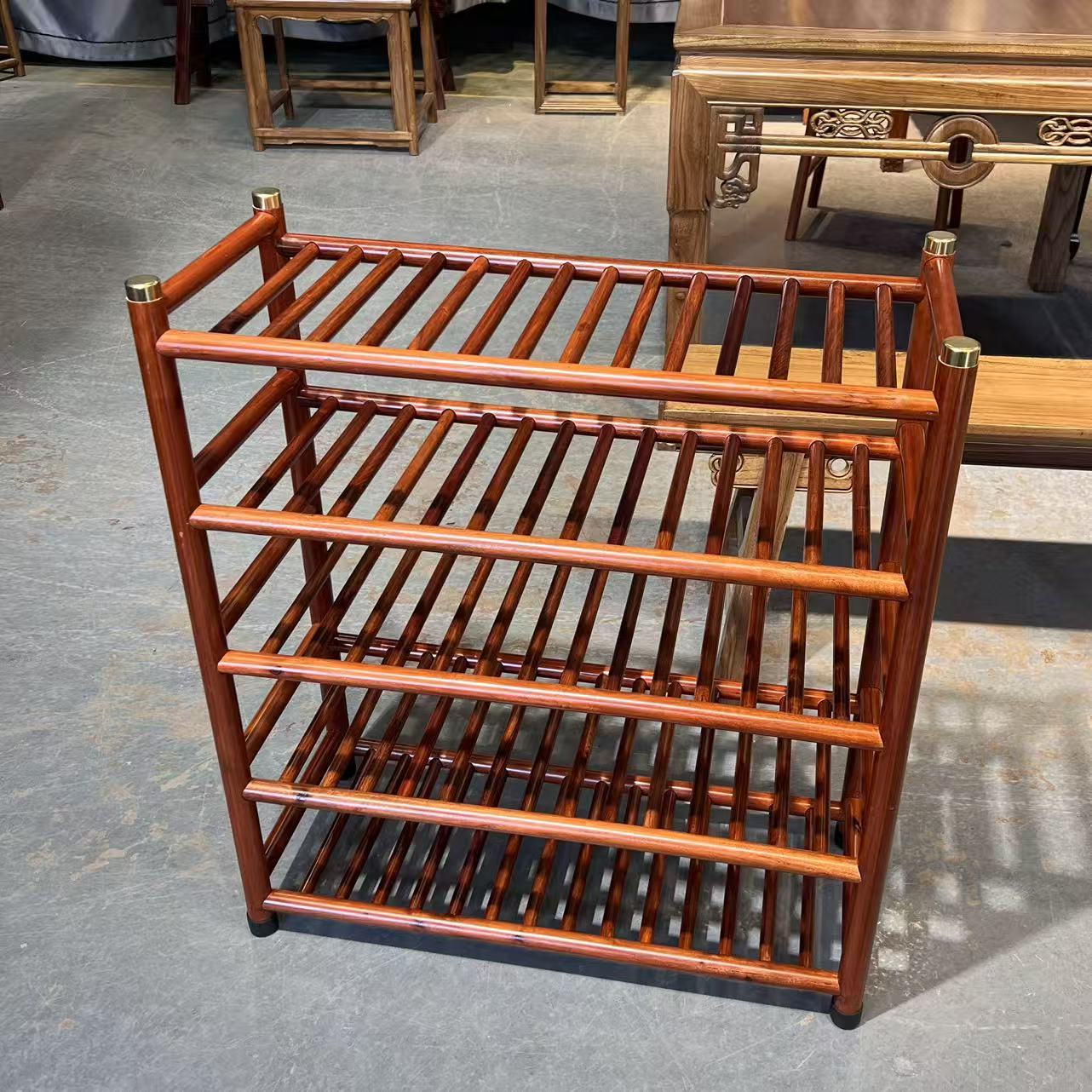 新中式实木小方凳子长方凳换鞋凳鞋架全实木榫卯家具木质简约家用