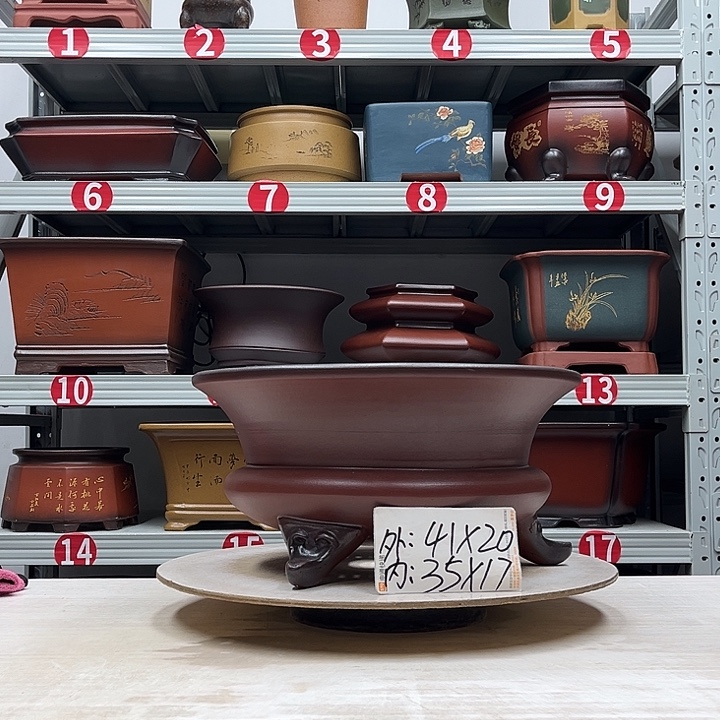 紫砂花盆紫砂花盆