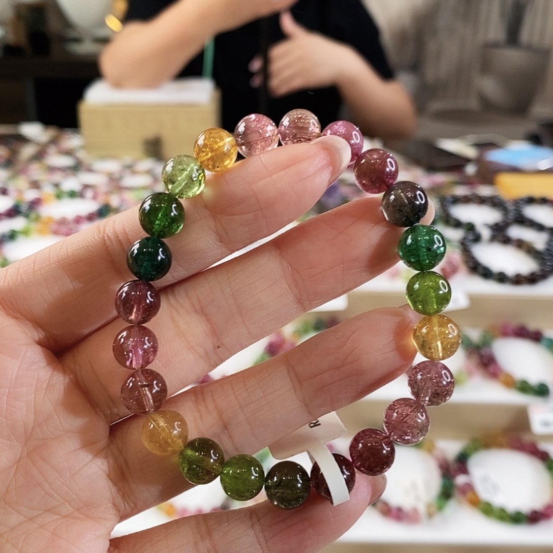 手串未镶嵌碧玺G2253单圈颜色微差