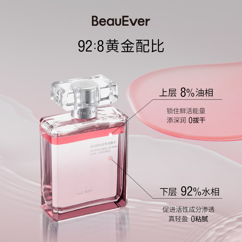 BeauEver安肤愈颜引力塑颜双相油敷水粉蓝宝瓶cp套组bd 
