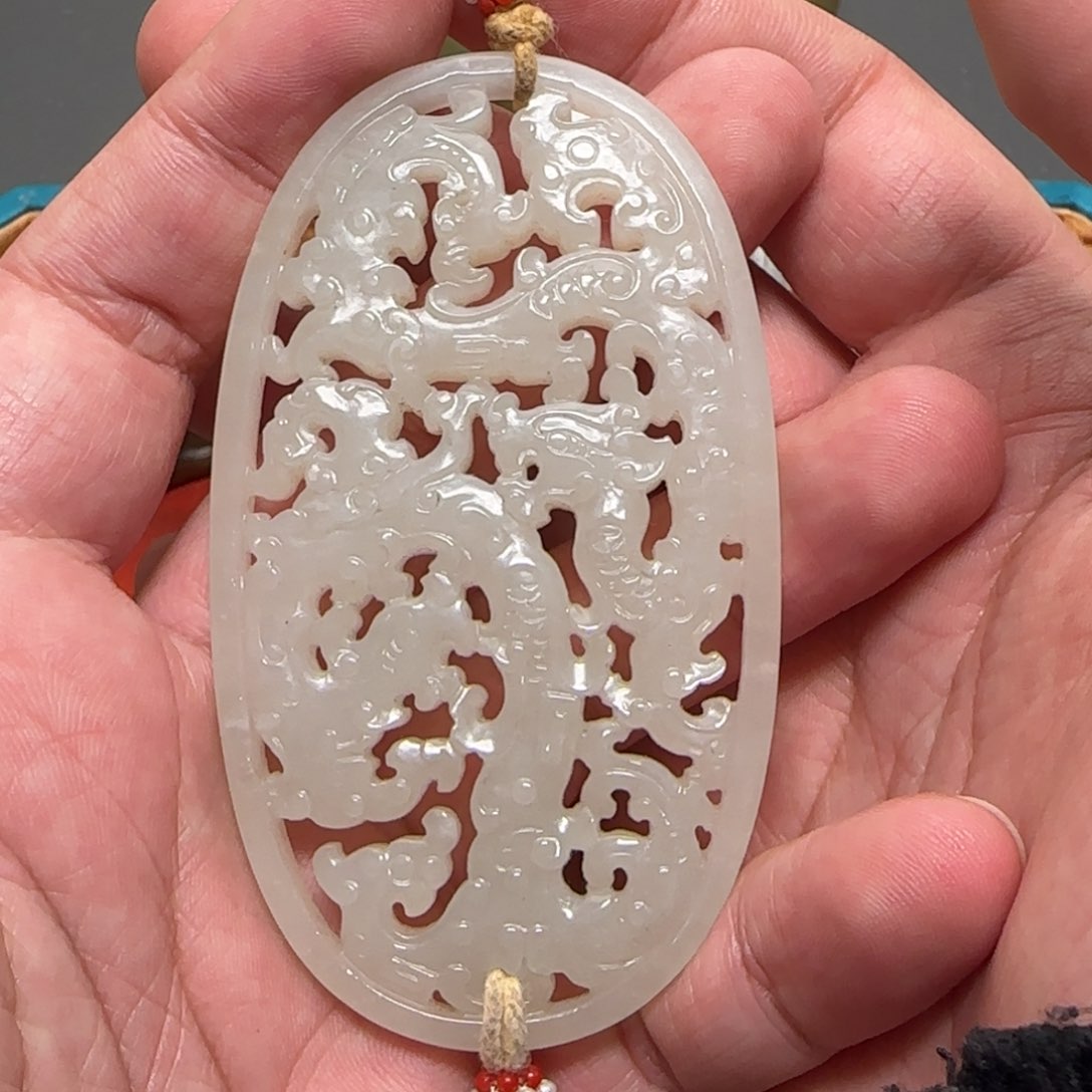 和田玉挂件未镶嵌付*