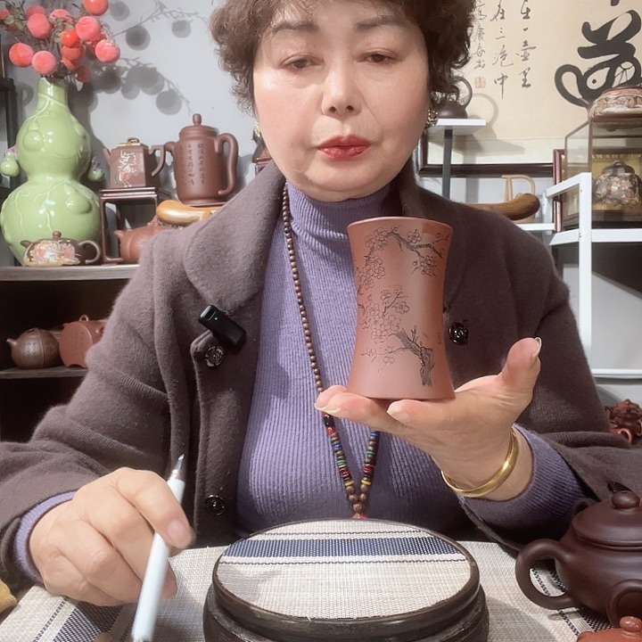 底槽青茶杯原矿紫砂壶