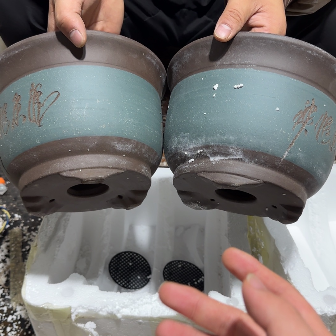 紫砂花盆口径14.10口径