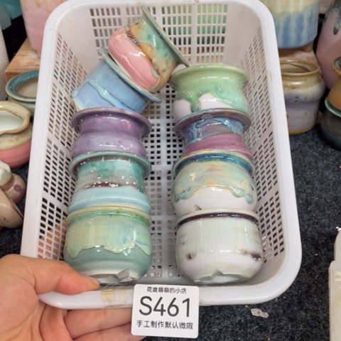 紫砂花盆微瑕461口径4.5左右