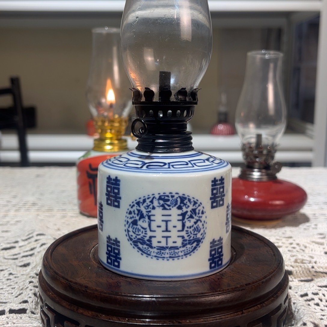 摆件景德镇陶瓷香薰灯