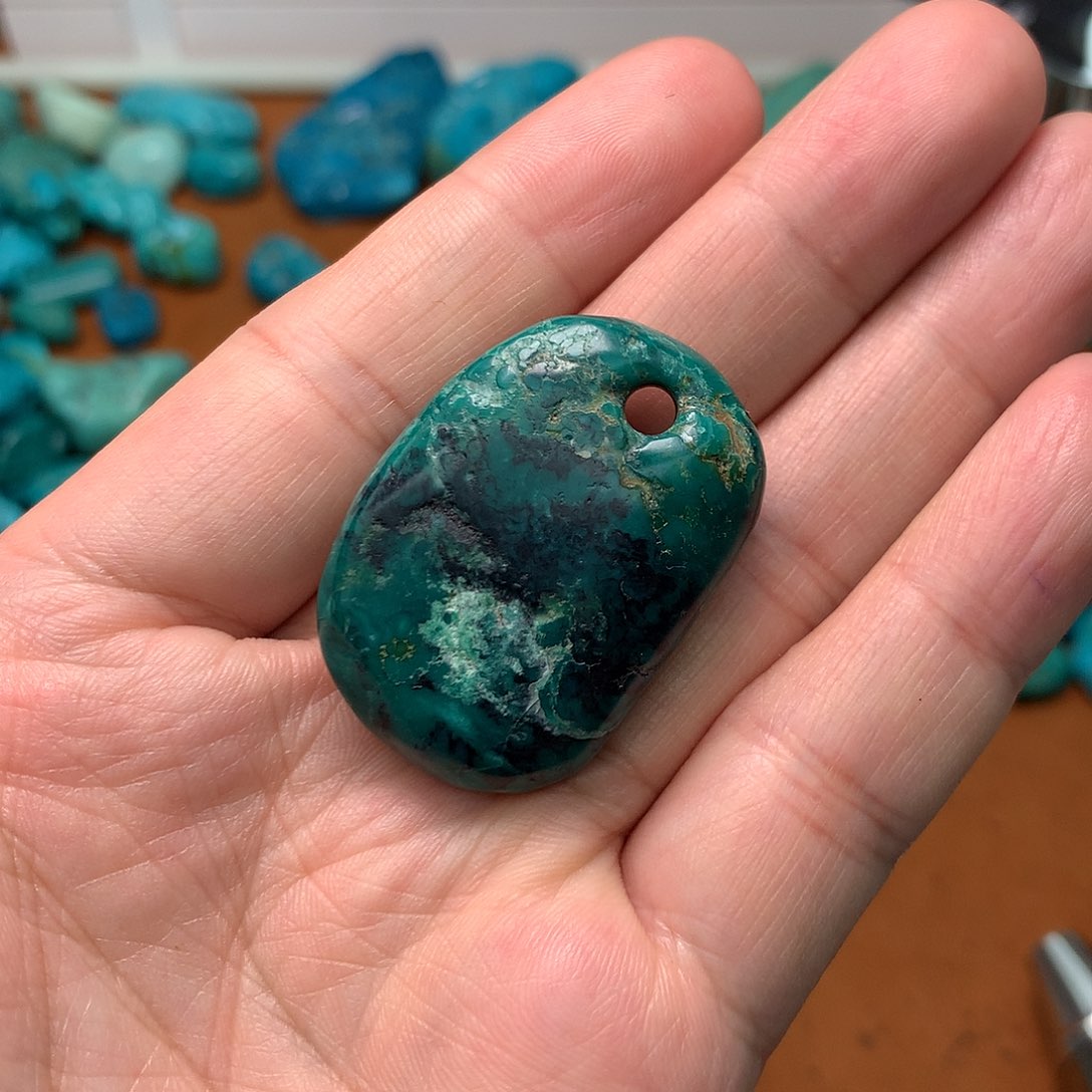 绿松石珠宝奇石未镶嵌白****