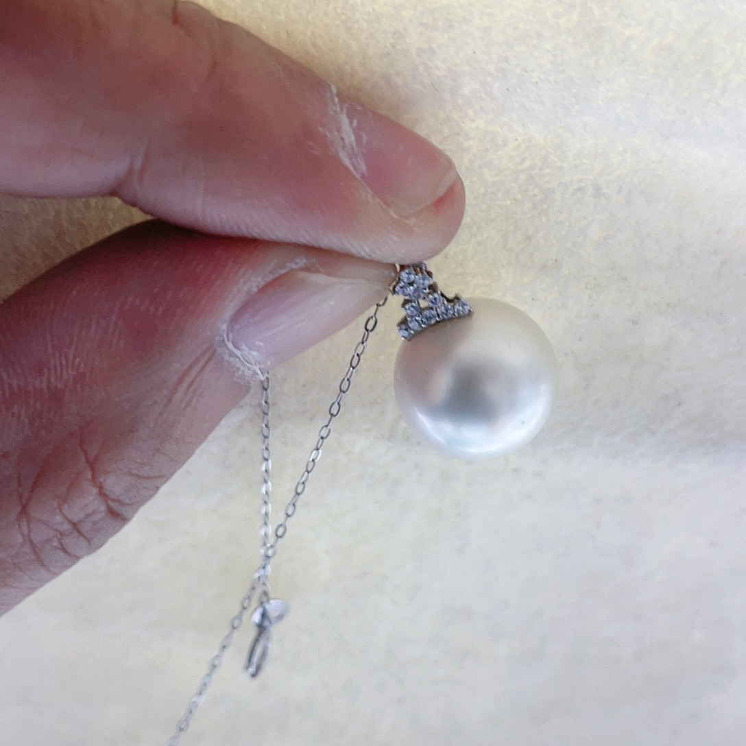 海水珍珠颈饰18K金镶嵌