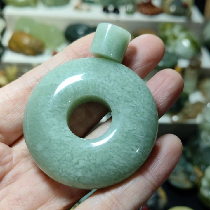 岫玉平安扣未镶嵌