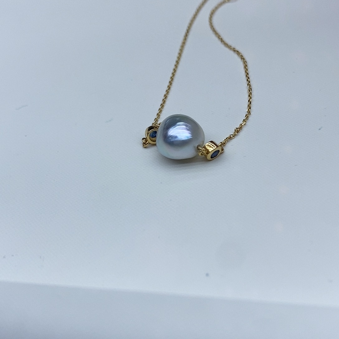 海水珍珠手绳18K金镶嵌