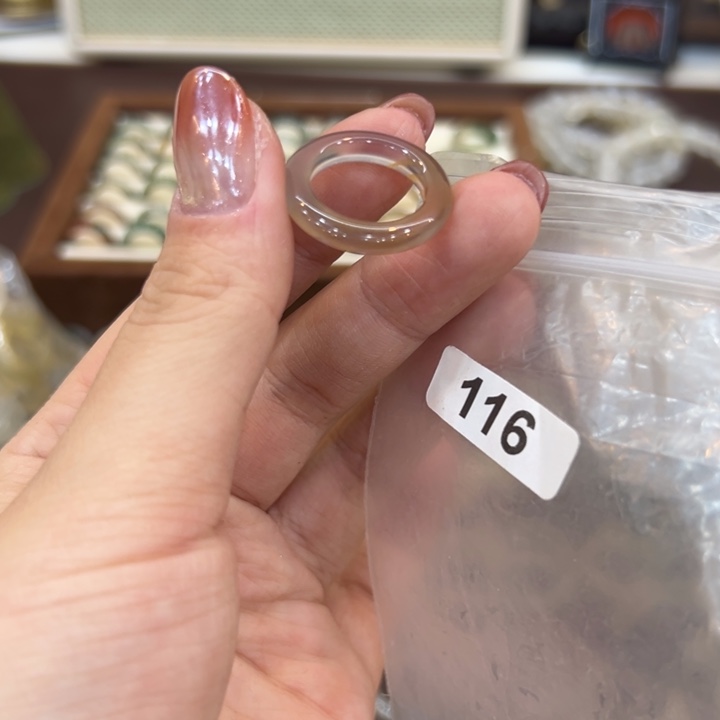 玛瑙/玉髓合金戒指116港12