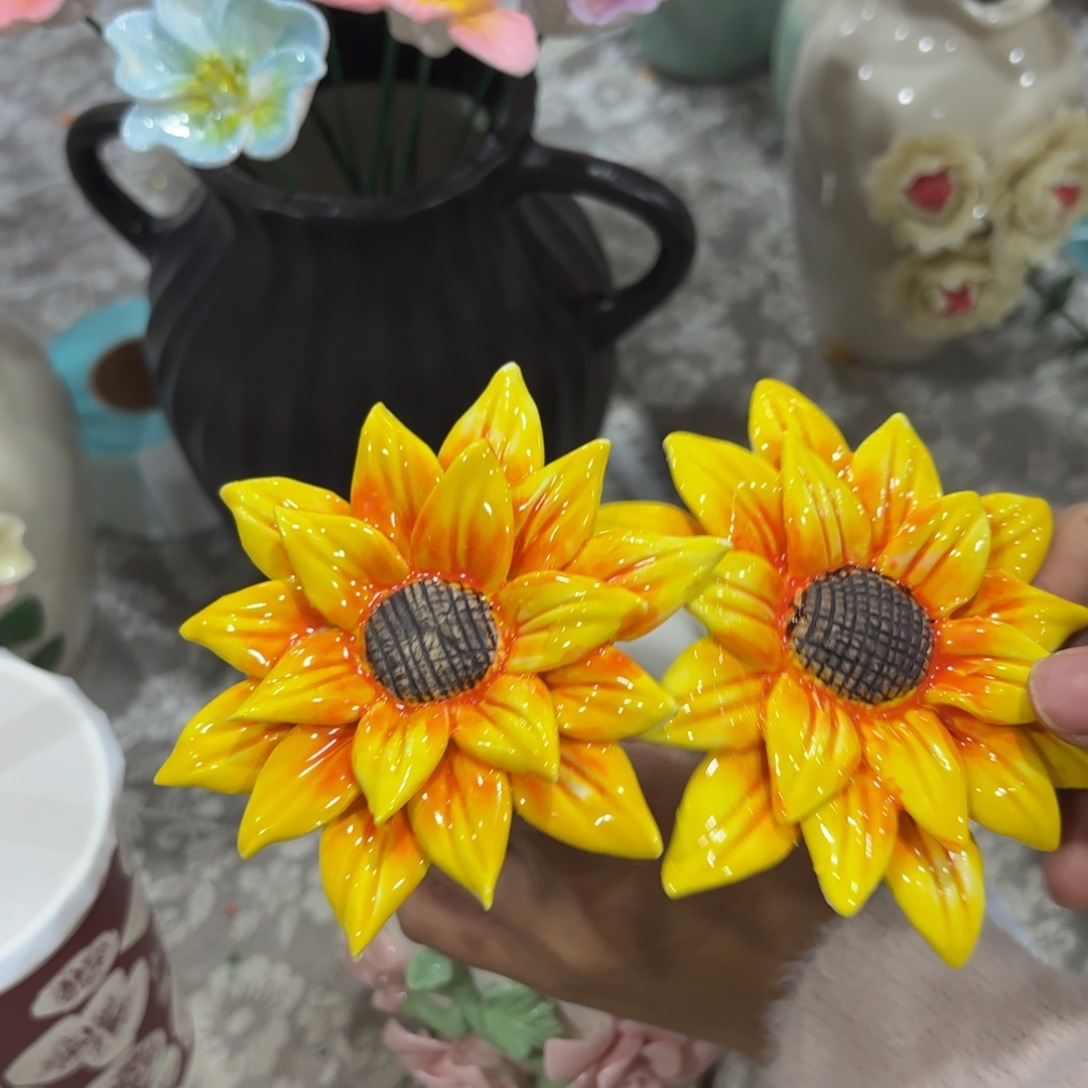 陶瓷花，20元发货，退款拉黑