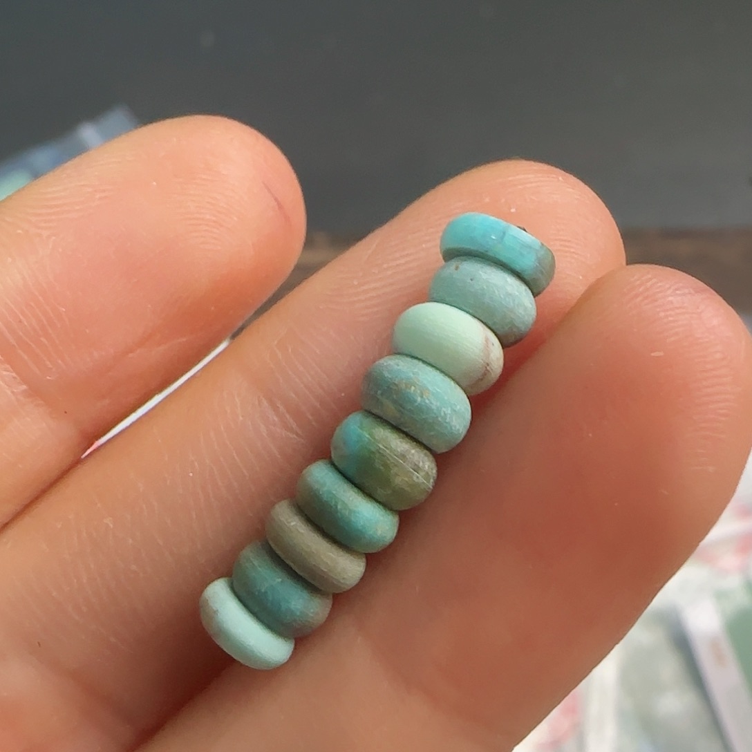 绿松石珠宝半成品未镶嵌