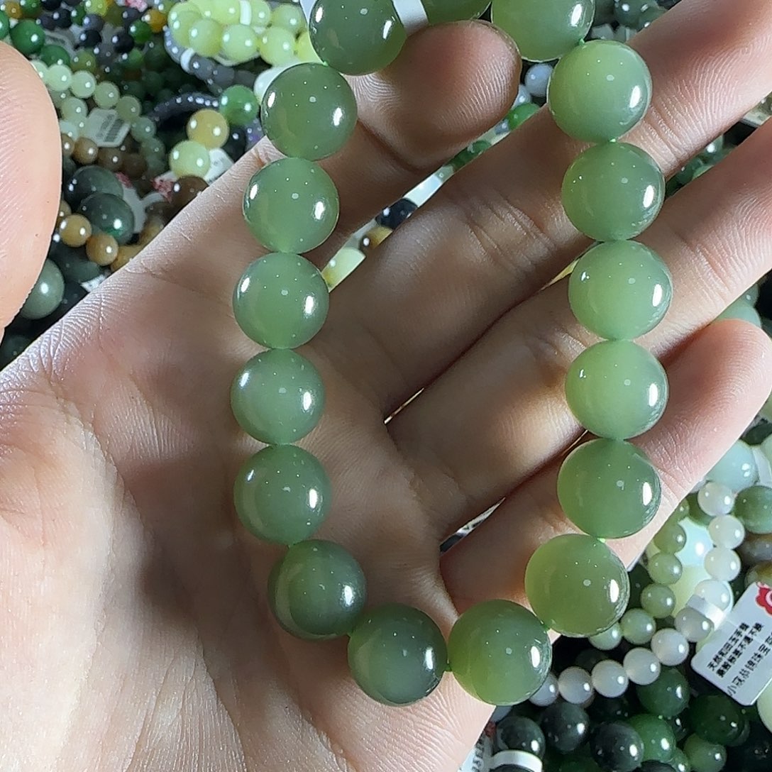 和田玉手链未镶嵌116