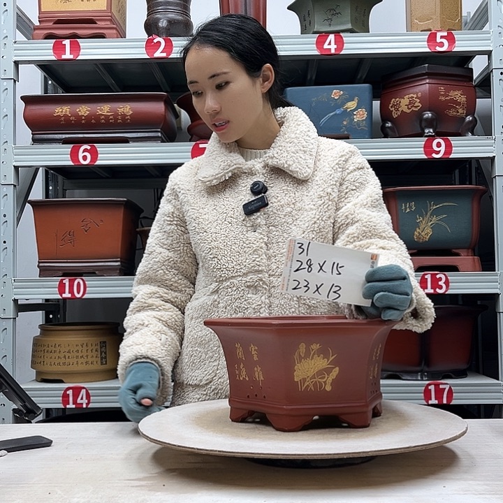 紫砂花盆紫砂花盆