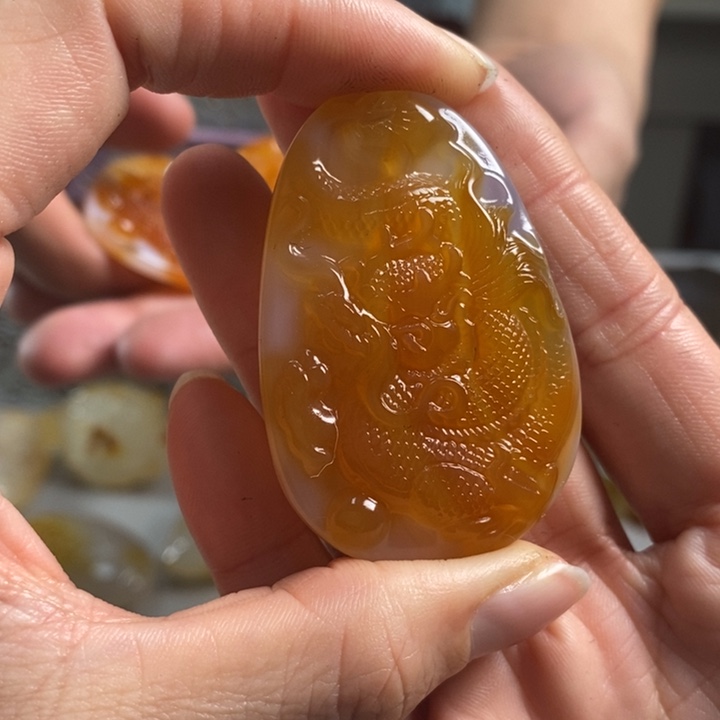 玛瑙/玉髓吊坠(不含链)未镶嵌