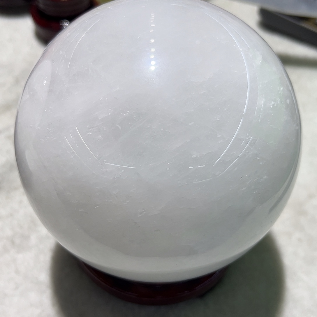水晶水晶球摆件未镶嵌王*