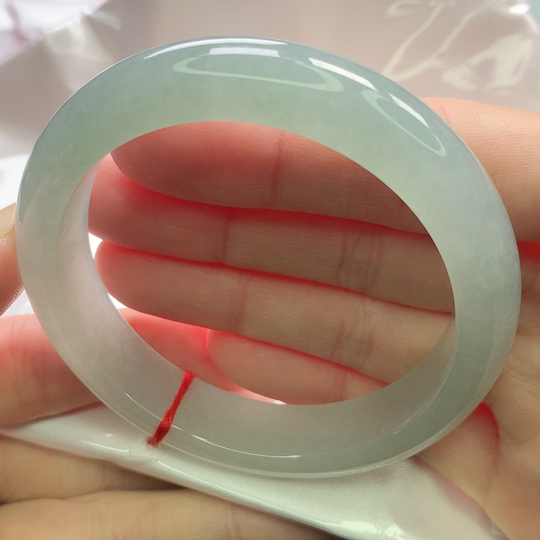 翡翠未镶嵌手镯缅甸5455