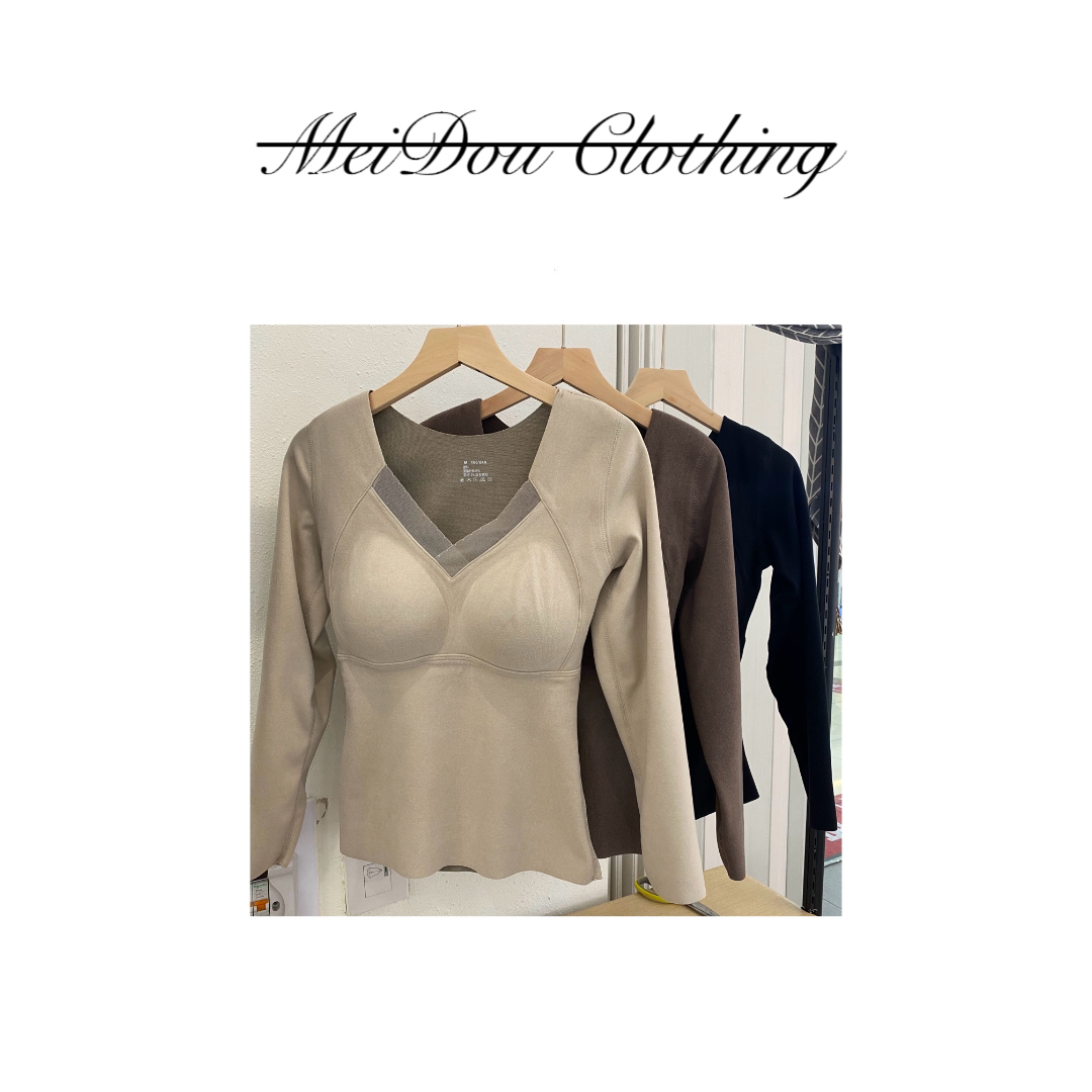 MEIDOU—8805【基础保暖衣】冬季德绒女士舒适无痕