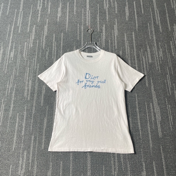 99新 DIOR/迪奥 字母logo刺绣圆领体恤/尺码M/1514