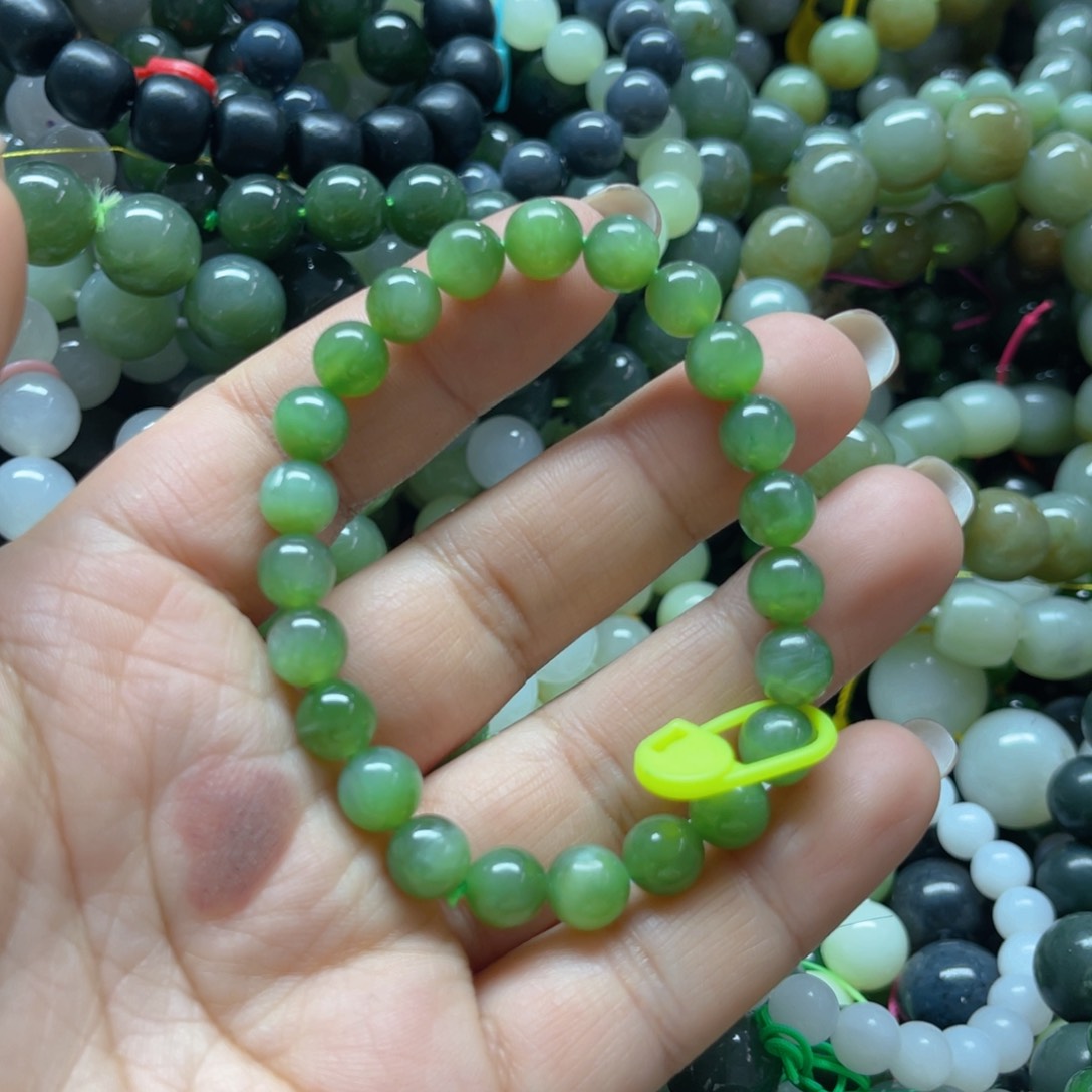 和田玉手链未镶嵌