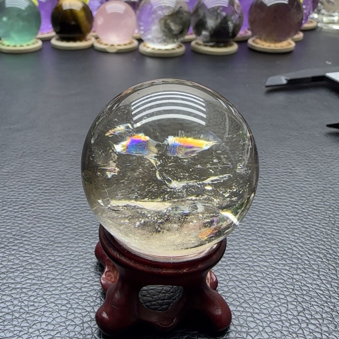 珠宝半成品水晶未镶嵌天鹅意境