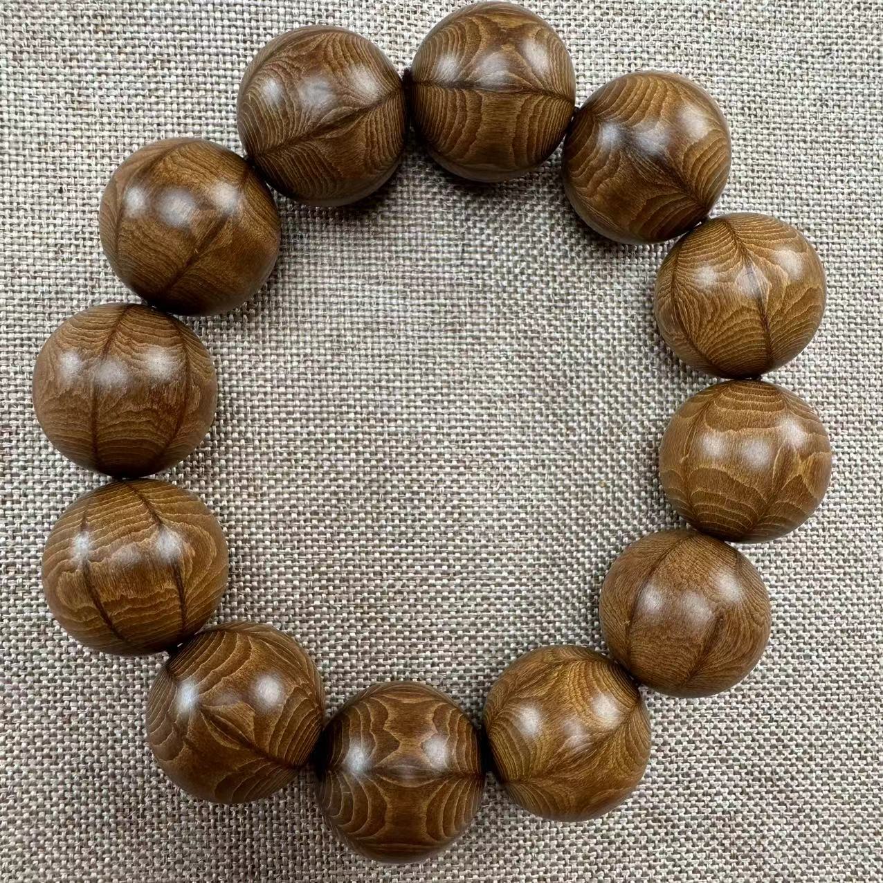 【芸奇】五台山六道木老料2.0单圈文玩手串颜色随机