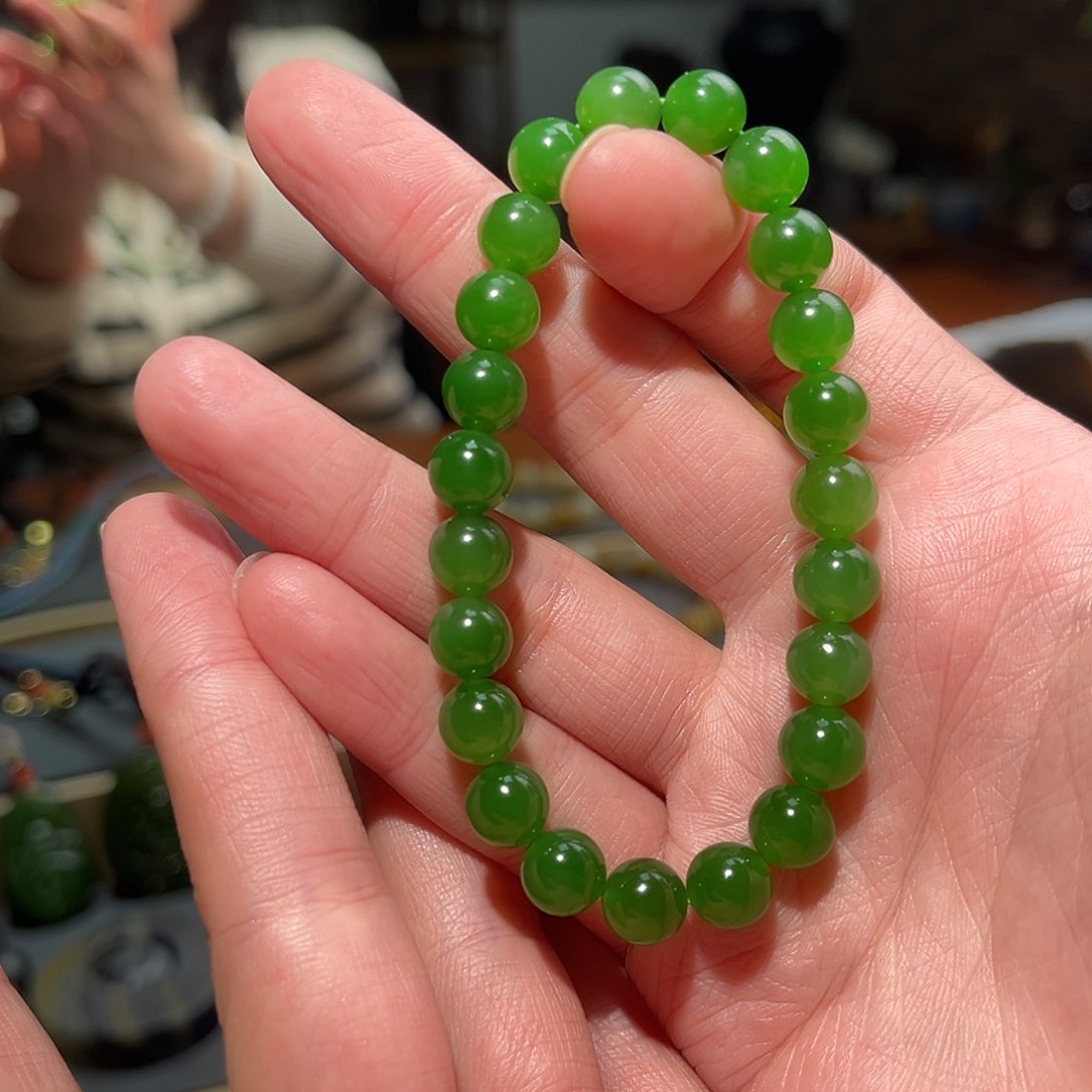 和田玉手链未镶嵌