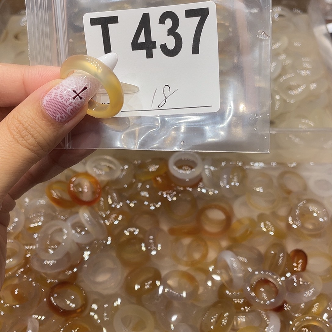 玛瑙/玉髓未镶嵌戒指437