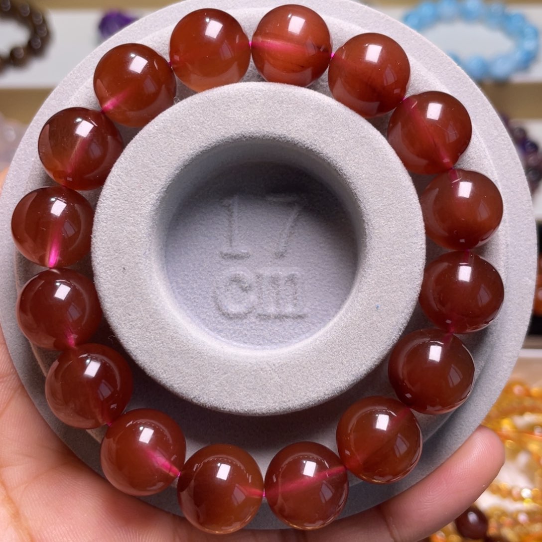 水晶手链未镶嵌稀有色兔毛13.8m