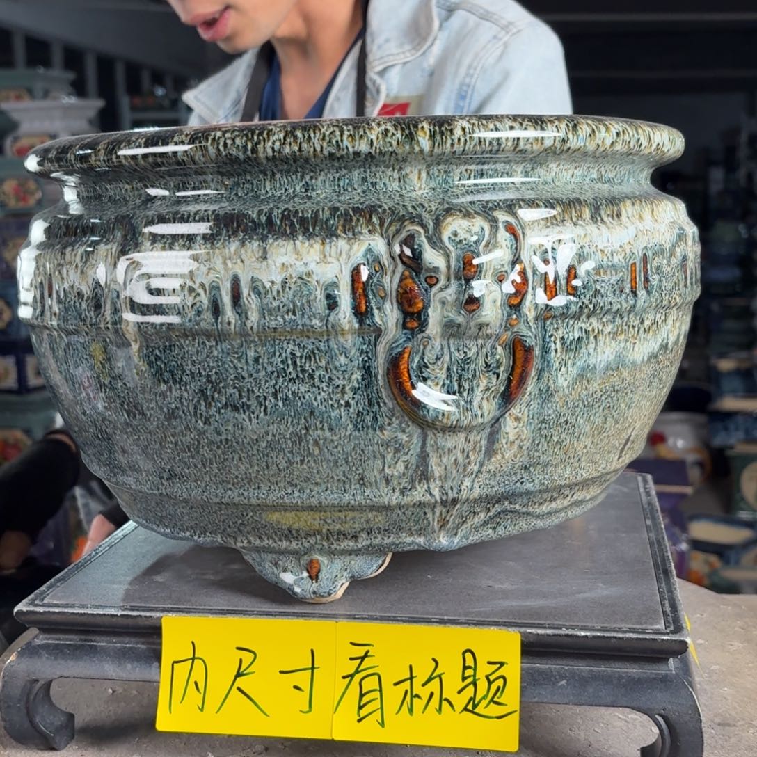 一风堂石湾花盆 内26*18